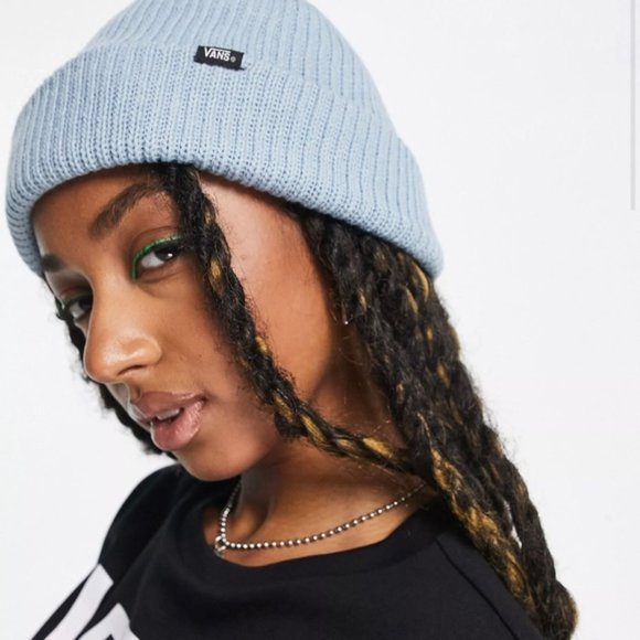 VANS Core Basic Beanie Blue Women’s Hat Unisex One Size VN0A34GVBD2 - Picture 3 of 6
